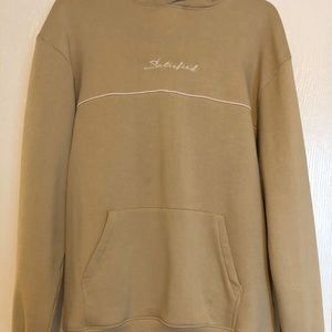 tan hoodie